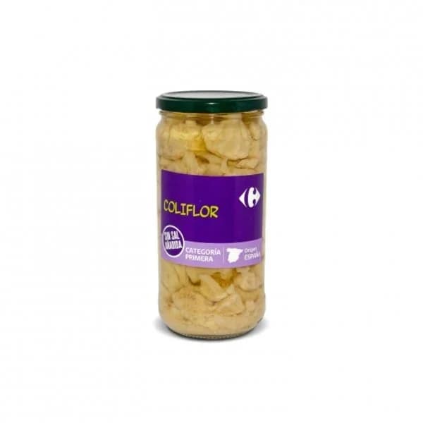 Coliflor Carrefour sin sal añadida 390 g. - 0.39 kg - Imagen del producto en Findit