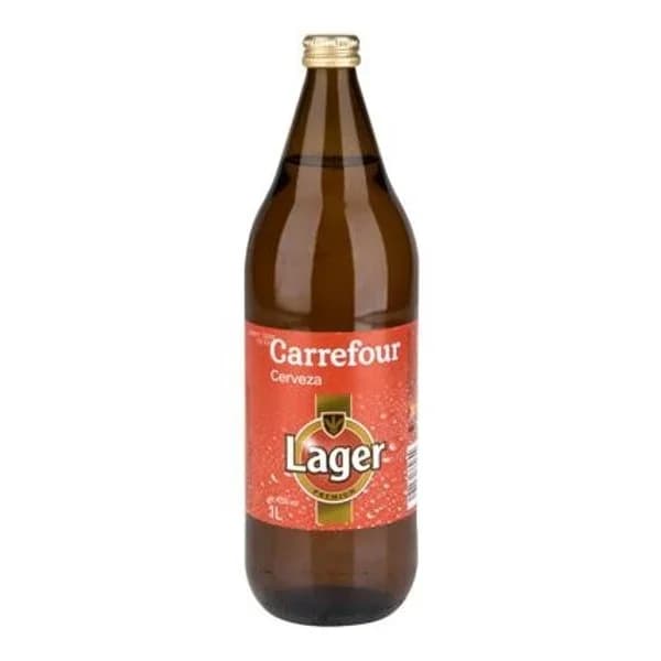 Cerveza Carrefour Lager botella 1 l. - 1 l - Imagen del producto en Findit