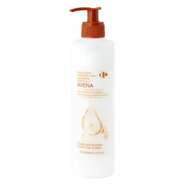 Leche corporal hidratante con extracto de avena Carrefour 400 ml. - 0.4 l - Imagen del producto en Findit