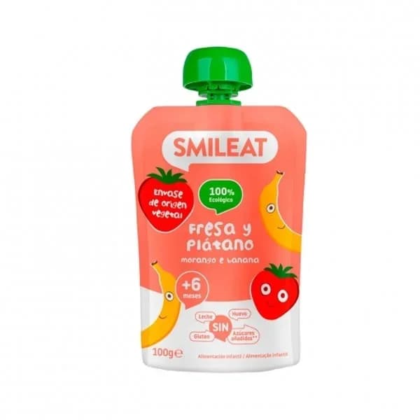 Bolsita con plátano y fresa 100 g - 0.1 kg - Imagen del producto en Findit