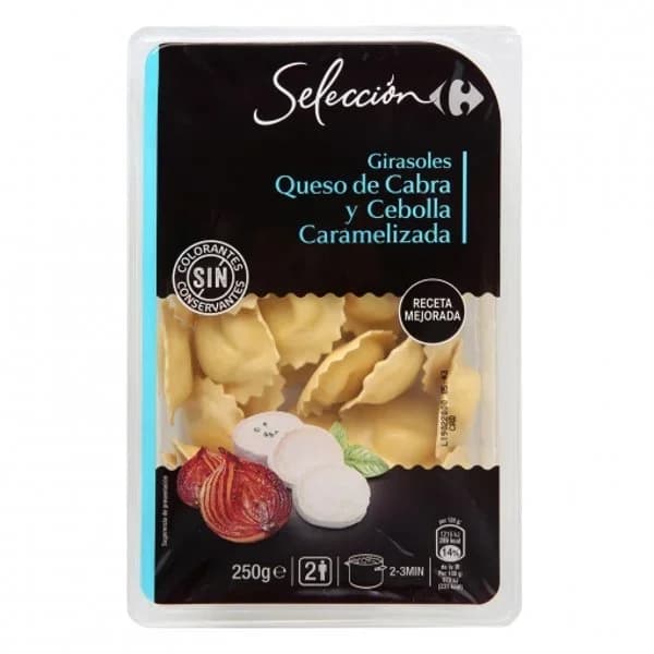 Girasoles de queso de cabra y cebolla caramelizada Carrefour Selección 250 g. - 0.25 kg - Imagen del producto en Findit