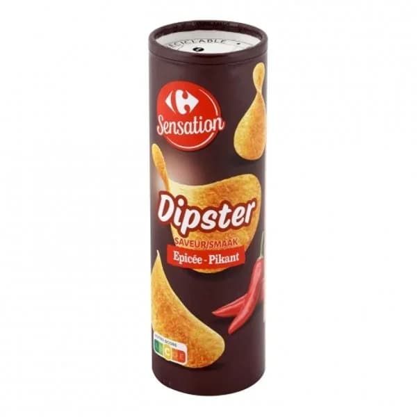 Aperitivo de patata picante Dipster Carrefour 175 g. - 0.18 kg - Imagen del producto en Findit
