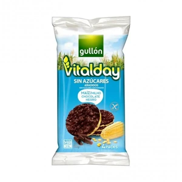 Tortita de Maíz con Chocolate sin Azúcar sin Glute - 0.1 kg - Imagen del producto en Findit