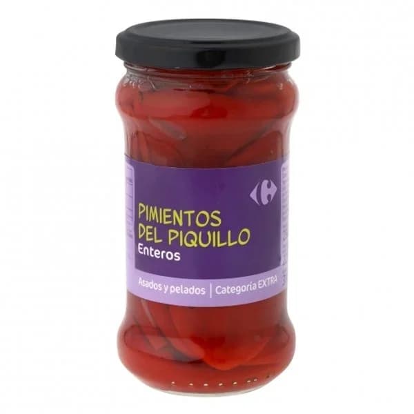 Pimiento del piquillo entero Carrefour 225 g. - 0.22 kg - Imagen del producto en Findit