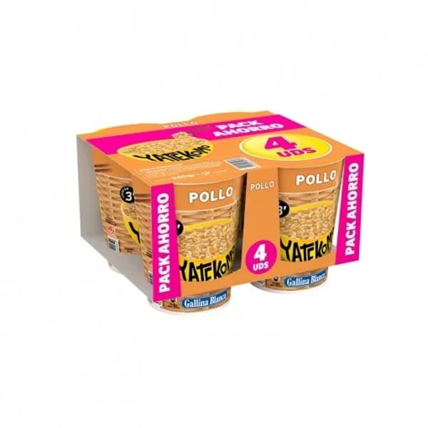 Fideos Orientales Pollo Pack de 4 - 0.24 kg - Imagen del producto en Findit