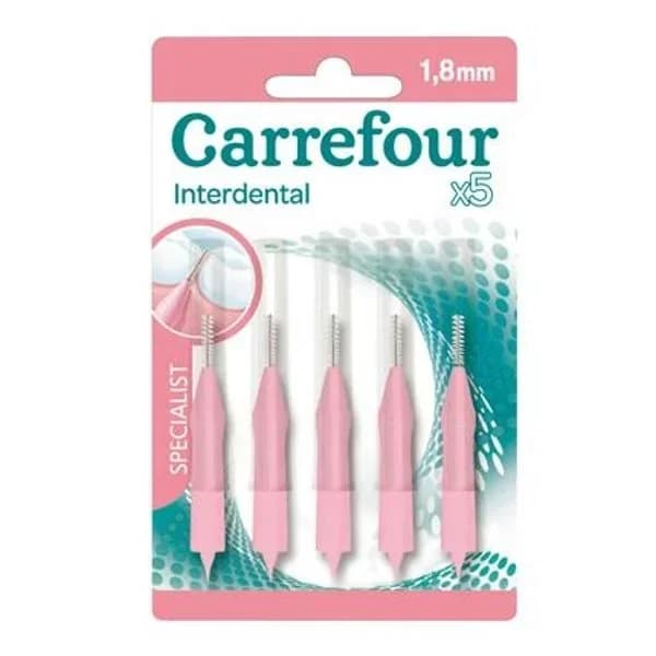 Cepillo interdental Carrefour Soft 5 ud. - 5.08 ud - Imagen del producto en Findit
