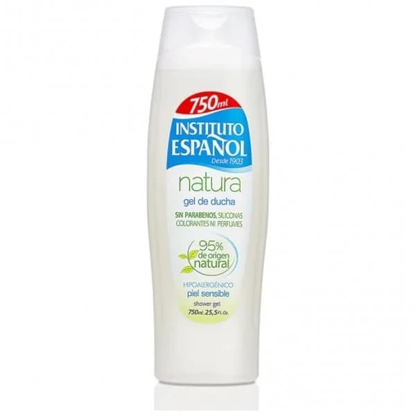 Gel de ducha para piel sensible hipoalergénico Natura Instituto Español 750 ml. - 0.76 l - Imagen del producto en Findit