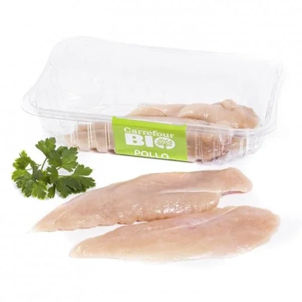 Pechuga de Pollo Fileteada Ecológica Carrefour Bio 550 g aprox - 0.55 kg - Imagen del producto en Findit