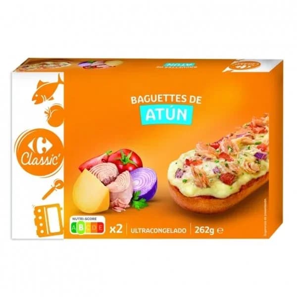Baguettes de atún Carrefour Classic 262 g. - 0.26 kg - Imagen del producto en Findit