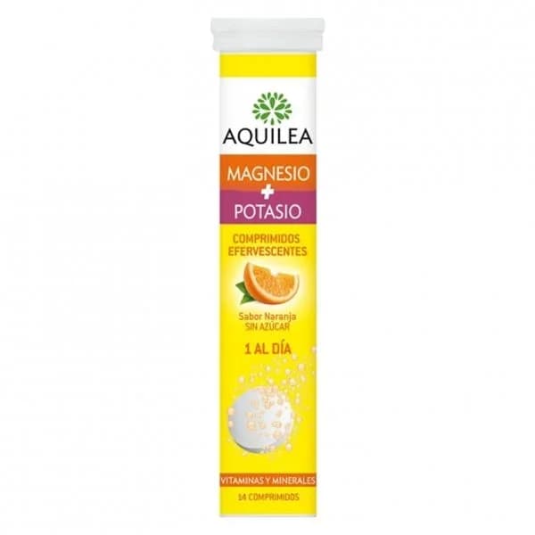 Magnesio + Potasio en comprimidos efervescentes Aquilea 14 comprimidos. - 0.08 kg - Imagen del producto en Findit