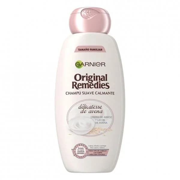Champú suave calmante con crema de arroz y leche de avena Original Remedies 600 ml. - 0.6 l - Imagen del producto en Findit