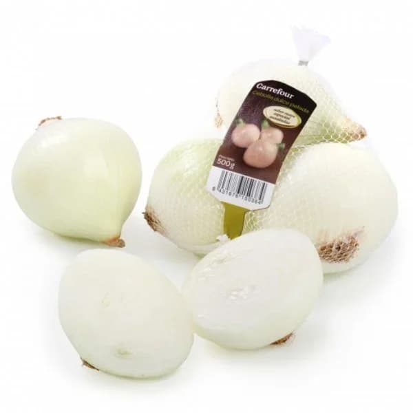 Cebolla dulce pelada Carrefour 500 g - 0.5 kg - Imagen del producto en Findit
