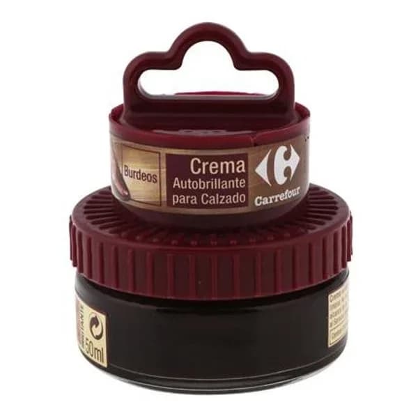 Crema autobrillante c/aplicador burdeos Carrefour 50 ml. - 0.05 l - Imagen del producto en Findit