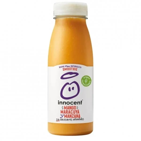 Smoothie de mango y maracuyá Innocent sin azúcares añadidos botella 25 cl. - 0.25 l - Imagen del producto en Findit