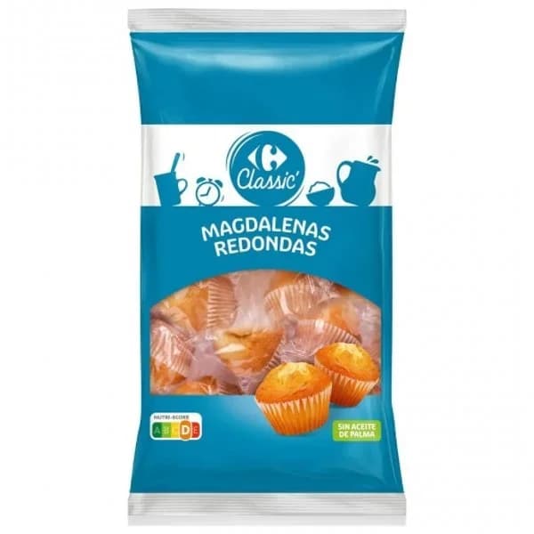 Magdalena redonda Classic' Carrefour 615 g. - 0.61 kg - Imagen del producto en Findit