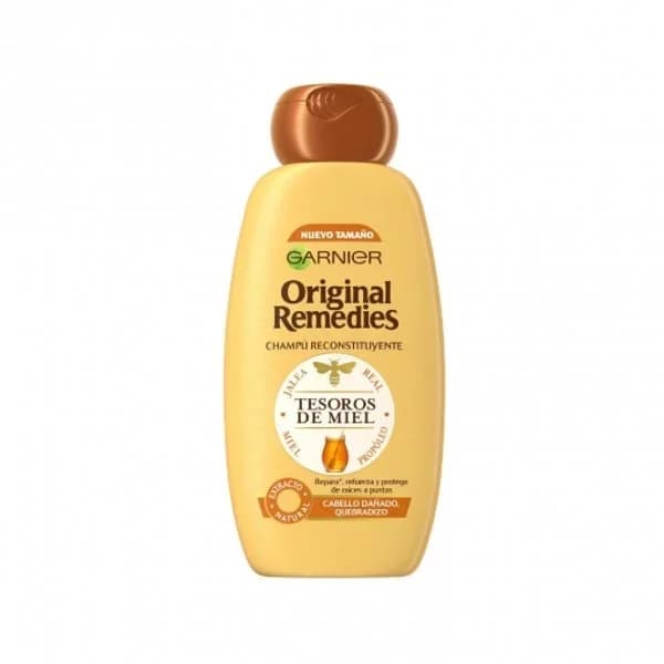 Champú reconstituyente Tesoros de Miel para pelo dañado Original Remedies Garnier 600 ml. - 0.3 l - Imagen del producto en Findit