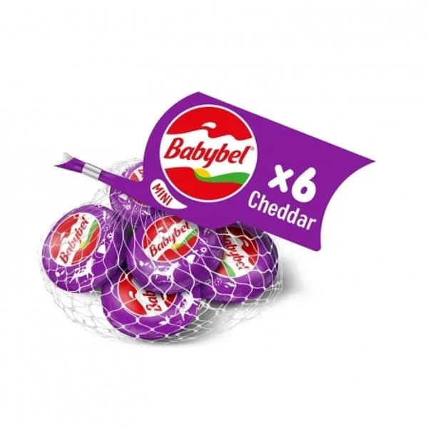 Queso cheddar tierno en porciones Mini Babybel sin lactosa 120 g. - 0.12 kg - Imagen del producto en Findit