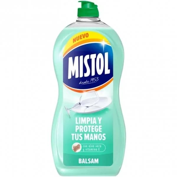 Lavavajillas a mano con aloe vera y vitamina E Mistol 950 ml. - 0.95 l - Imagen del producto en Findit