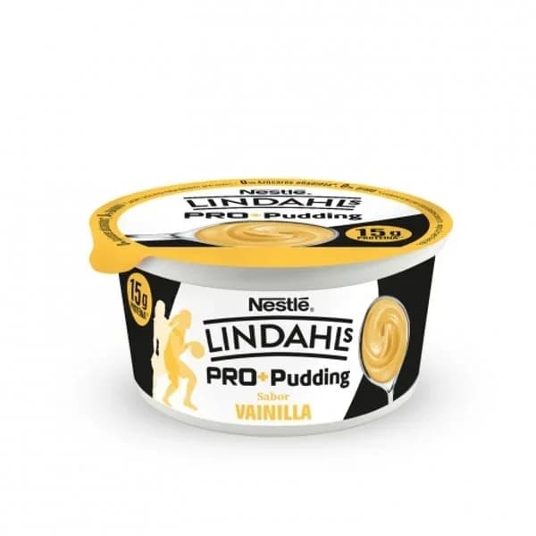 Pudding de proteínas sabor vainilla sin azúcar añadido Nestlé Lindahls 150 g. - 0.15 kg - Imagen del producto en Findit