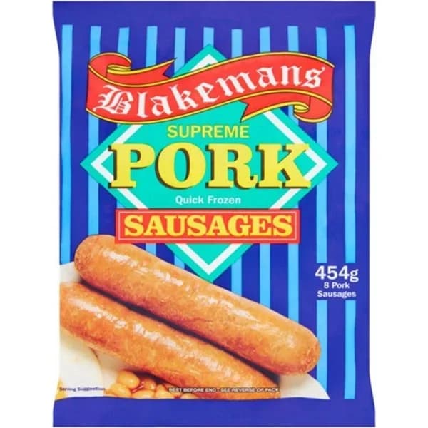 Salchichas Pork Sousages 8U Congeladas - 0.45 kg - Imagen del producto en Findit
