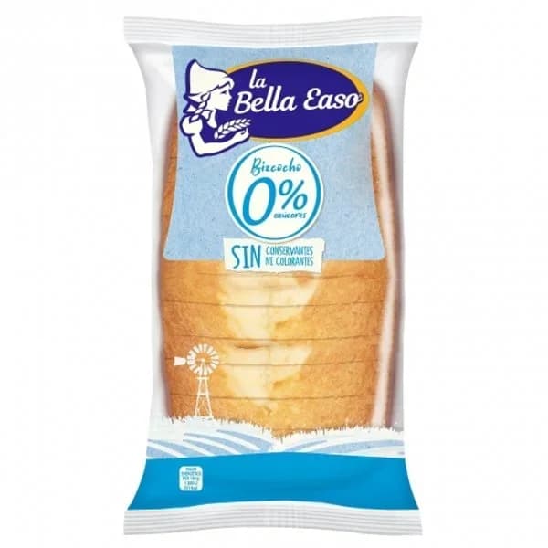 Bizcocho sin azúcares La Bella Easo 230 g - 0.23 kg - Imagen del producto en Findit
