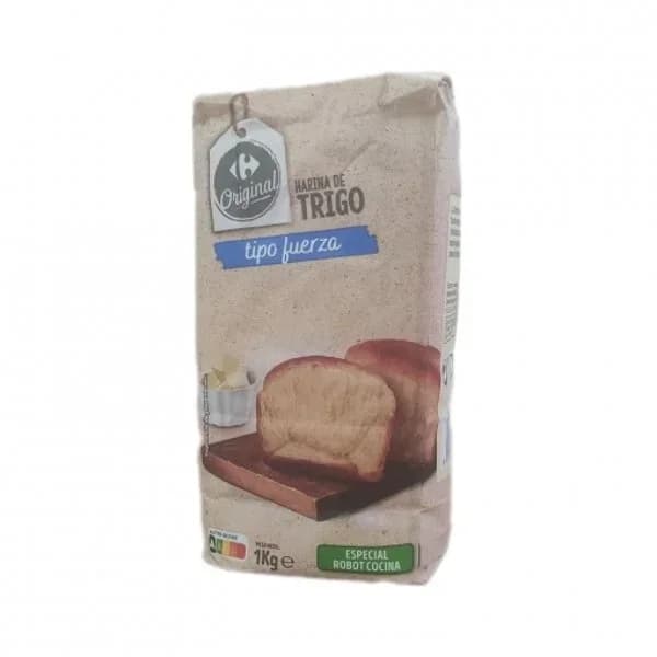 Harina de trigo de fuerza Original Carrefour 1 kg. - 1 kg - Imagen del producto en Findit