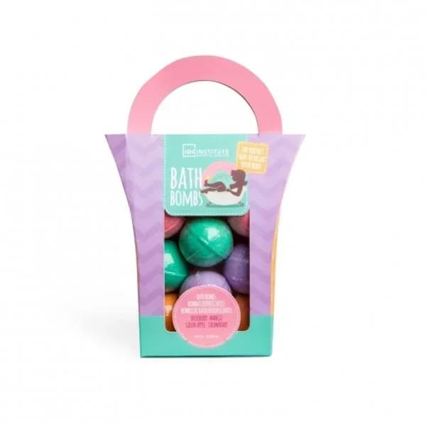 Bombas de jabón efervescentes multicolor IDC Institute pack de 8 unidades de 15 g. - 0.12 kg - Imagen del producto en Findit