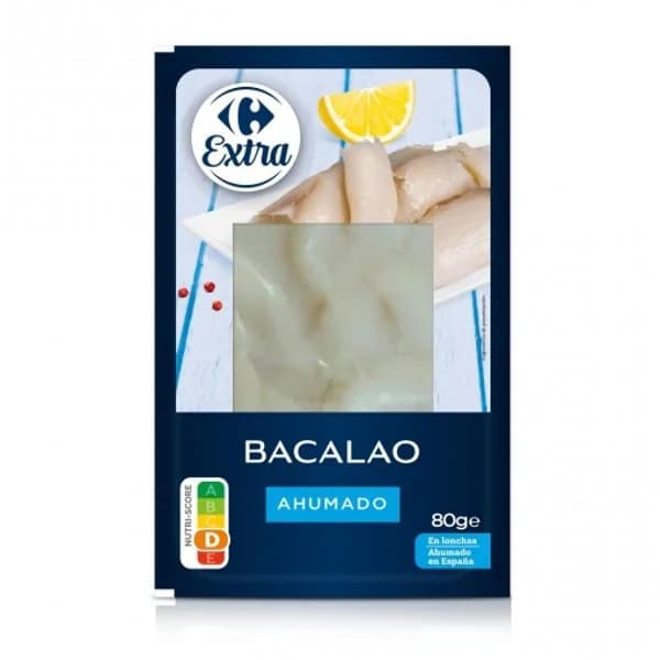 Bacalao ahumado Carrefour Extra 80 g. - 0.08 kg - Imagen del producto en Findit
