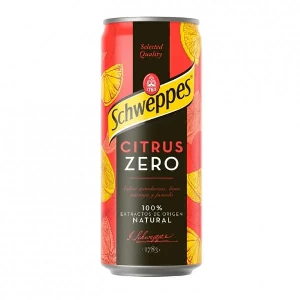 Refresco Mandarina Zero Lima, Naranja y Pomelo - 0.33 l - Imagen del producto en Findit