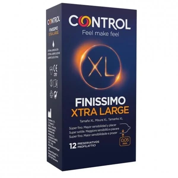 Preservativos finissimo XL xtra large Control 12 ud. - 1 ud - Imagen del producto en Findit