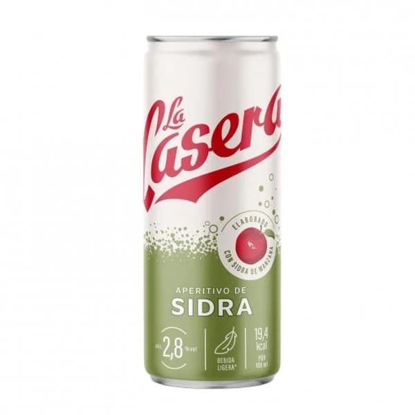 Aperitivo de sidra La Casera Lata 33 cl. - 1 ud - Imagen del producto en Findit