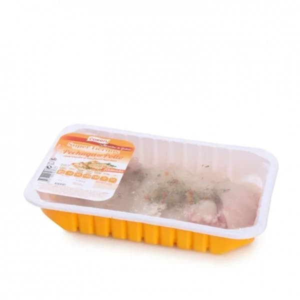 Pechuga de pollo fileteada marinada a las finas hierbas Coren 400 g aprox - 0.4 kg - Imagen del producto en Findit