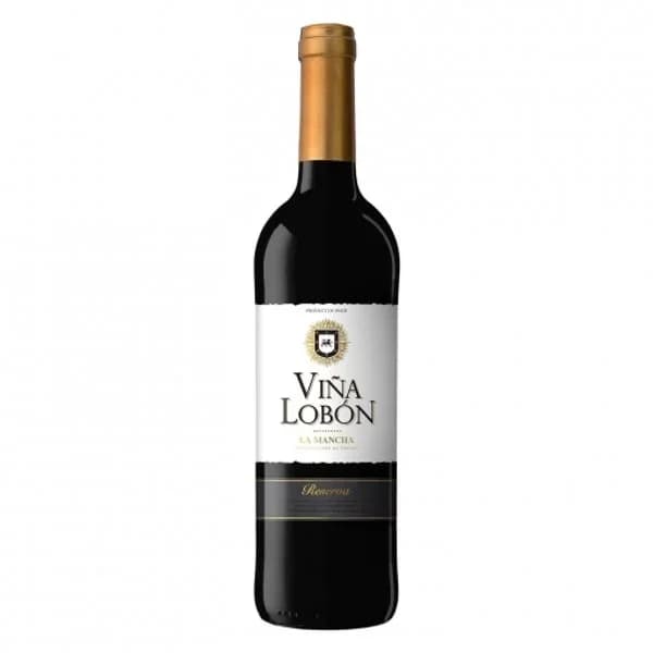Vino D.O. La Mancha tinto reserva Viña Lobón 75 cl. - 1 ud - Imagen del producto en Findit