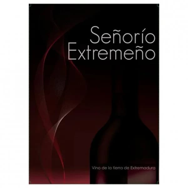 Vino tinto joven tempranillo Señorío Extremeño V.T. Extremadura Vendimia Seleccionada grifo 3 l. - 1 ud - Imagen del producto en Findit