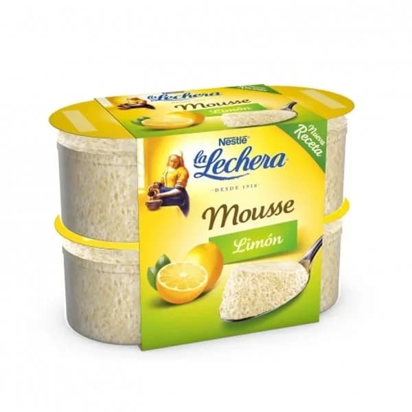 Mousse de limón Nestlé La Lechera pack de 4 unidades de 62 g. - 0.24 kg - Imagen del producto en Findit