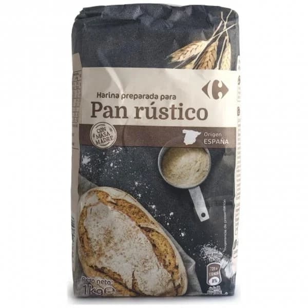 Harina para pan rústico Carrefour 1 kg. - 1 kg - Imagen del producto en Findit