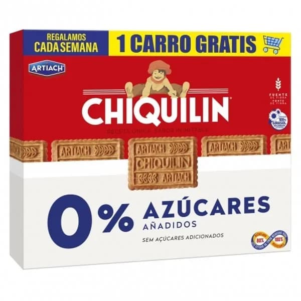 Galleta chiquilin 0% azúcares 525 g - 0.42 kg - Imagen del producto en Findit