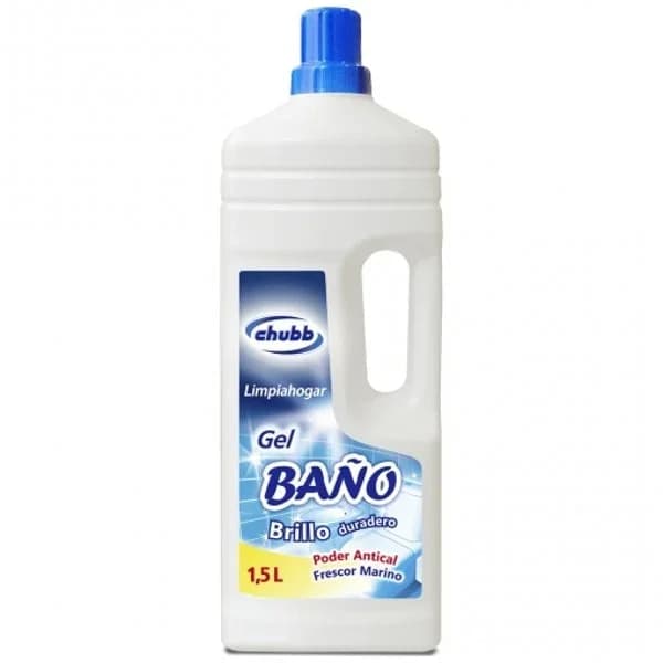 Limpiador de baño en gel frescor marino Chubb 1,5 l. - 1.5 l - Imagen del producto en Findit