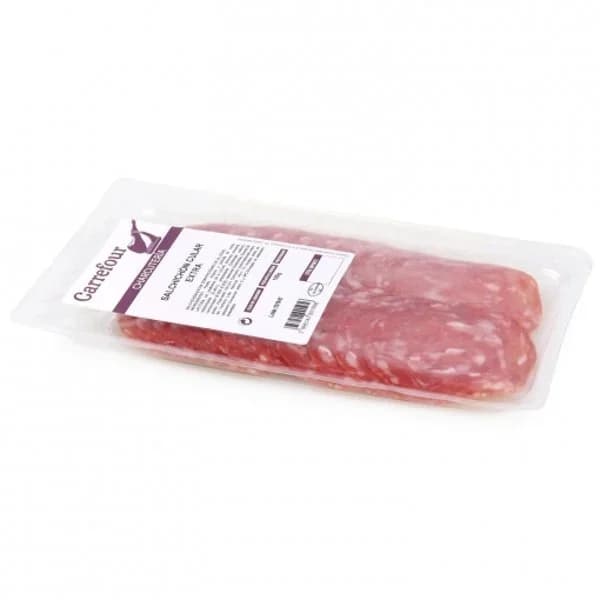 Salchichón cular extra loncheado Carrefour 150 g - 0.15 kg - Imagen del producto en Findit