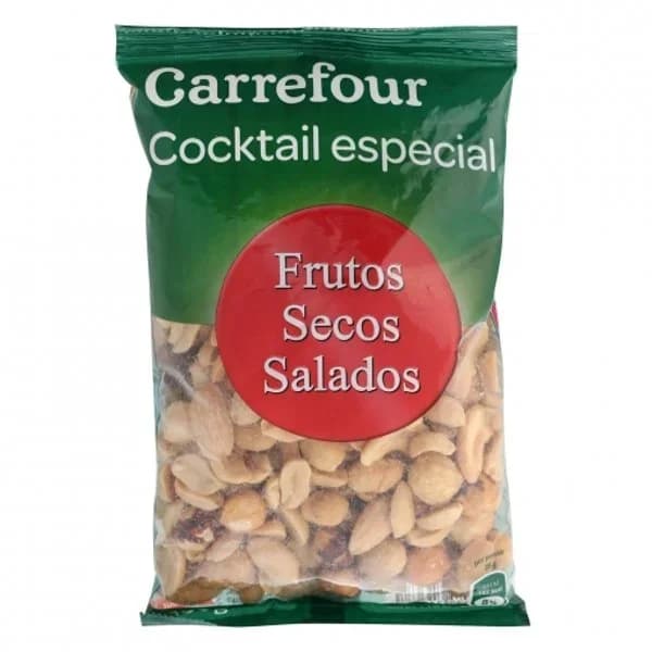 Cocktail de frutos secos salado Sensation Carrefour 180 g. - 0.18 kg - Imagen del producto en Findit
