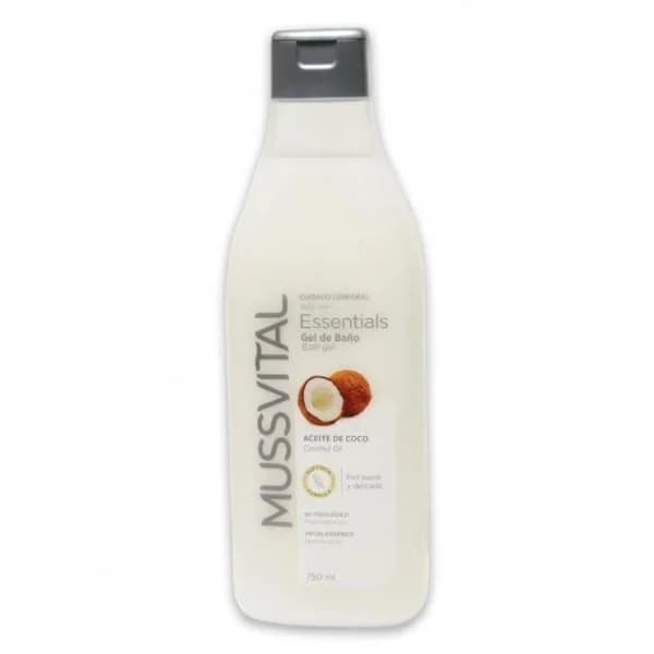 Gel aceite de coco Essentials Hipoalergénico Mussvital 750 ml. - 0.75 l - Imagen del producto en Findit