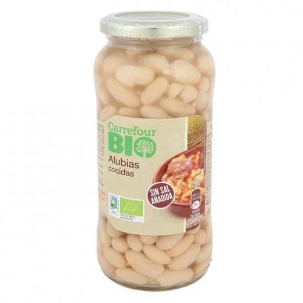 Alubia cocida sin sal añadida ecológica Carrefour Bio 400 g. - 0.4 kg - Imagen del producto en Findit