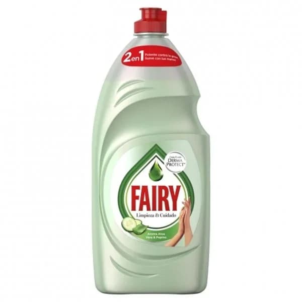 Lavavajillas concentrado a mano aroma aloe vera y pepino Limpieza y Cuidado Fairy 1015 ml. - 1 ud - Imagen del producto en Findit