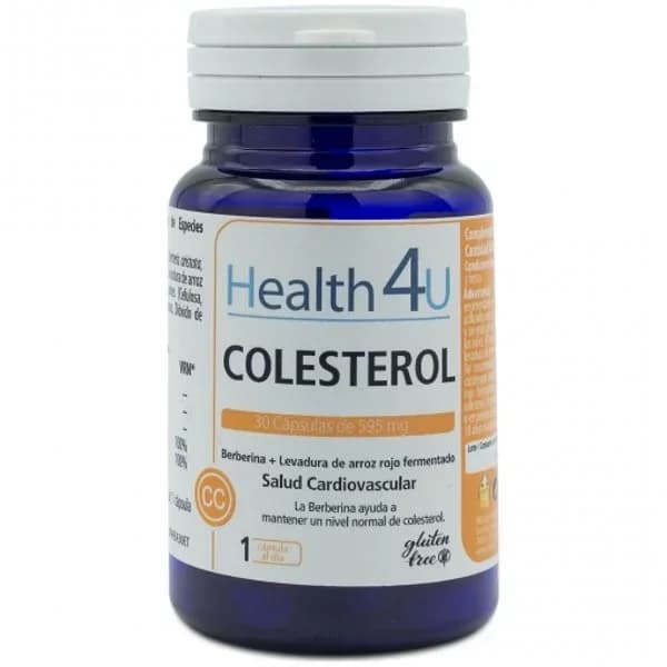 Colesterol en cápsulas H4U sin gluten 30 ud. - 0.02 kg - Imagen del producto en Findit