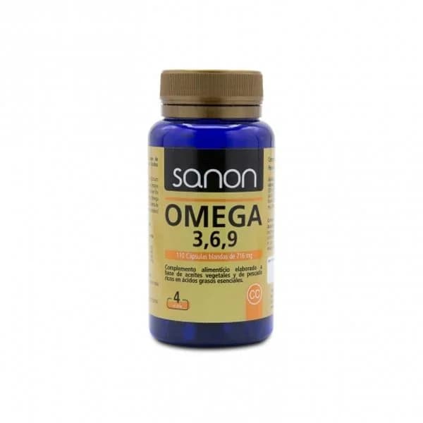Omega 3,6,9 en perlas Sanon 110 ud. - 0.08 kg - Imagen del producto en Findit