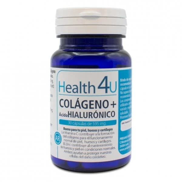 Colágeno + Ácido hialurónico en cápsulas H4U 30 ud. - 0.02 kg - Imagen del producto en Findit
