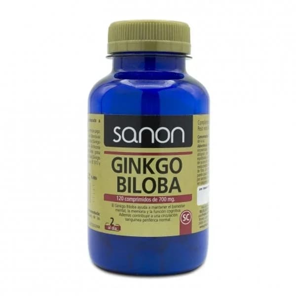 Ginkgo biloba en comprimidos Sanon 120 ud. - 0.08 kg - Imagen del producto en Findit