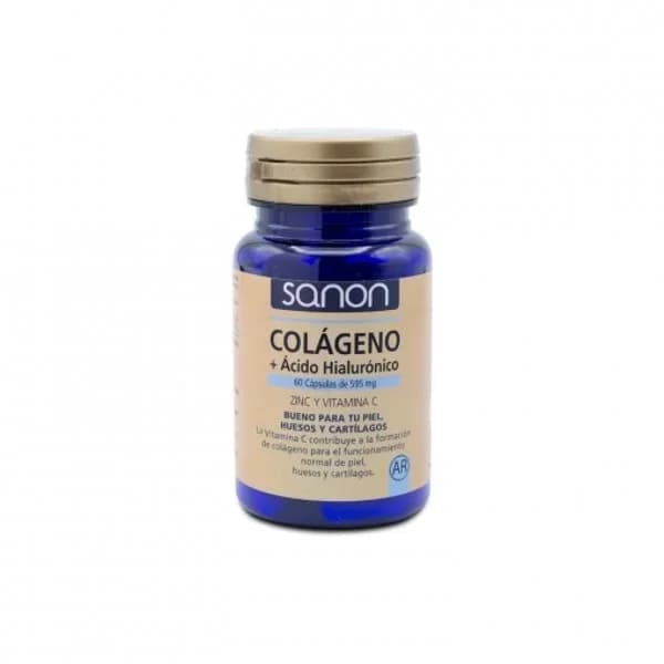 Colágeno + ácido hialurónico en cápsulas Sanon 60 ud. - 0.04 kg - Imagen del producto en Findit