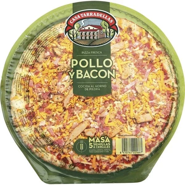 Pizza Pollo y Bacon Refrigerada 410G - 0.41 kg - Imagen del producto en Findit