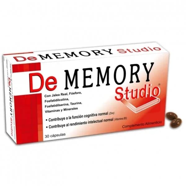 Complemento alimenticio en cápsulas De Memory Study 30 ud. - 1 ud - Imagen del producto en Findit